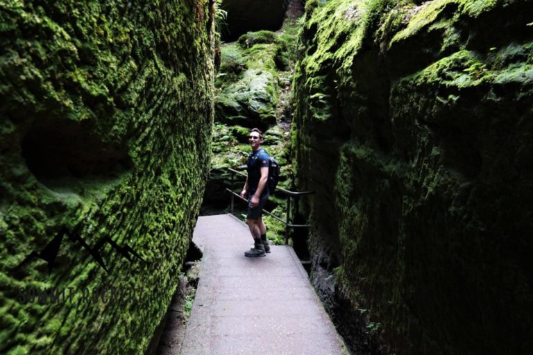 Schwedenlöcher im Nationalpark Sächsische Schweiz.