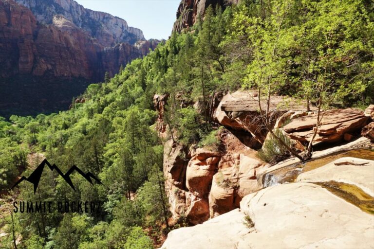middle emerald pools waterfall