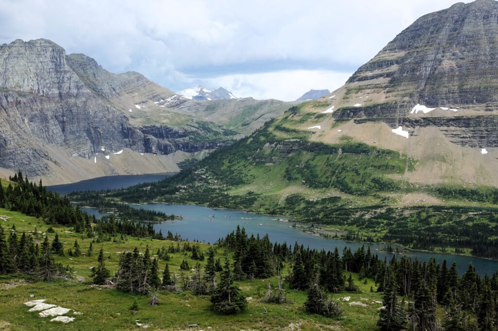 Hidden Lake und Bear Hat Mountain